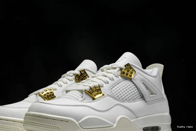 Rep Husky Jordan AQ9129-170 Gold 4 Metallic Retro 0723